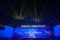 2018华侨城·自贡国际恐龙灯光节制作灯光作品《蒸腾》