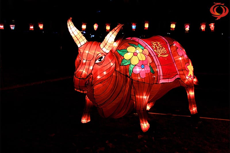 牛年灯会,牛元素花灯
