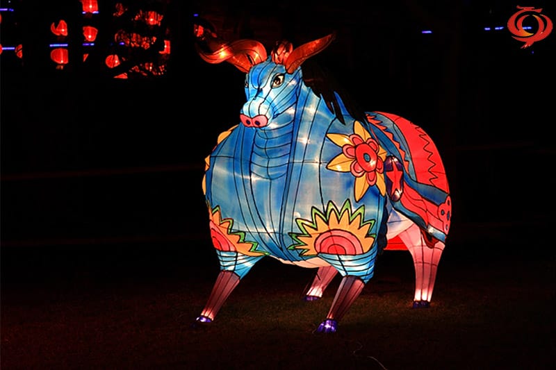 牛年灯会,牛元素花灯