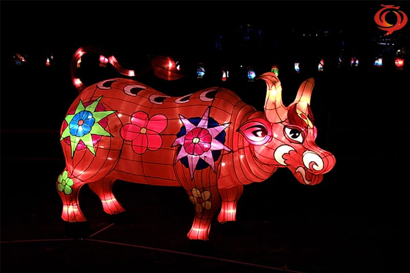 牛年灯会,牛元素花灯