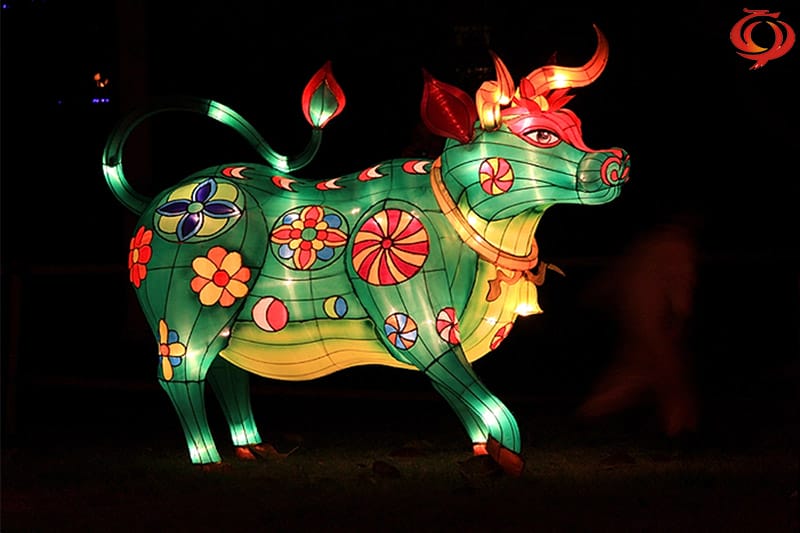 牛年灯会,牛元素花灯
