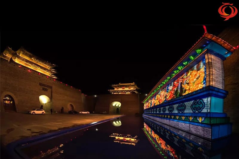 山西大同灯会花灯制作