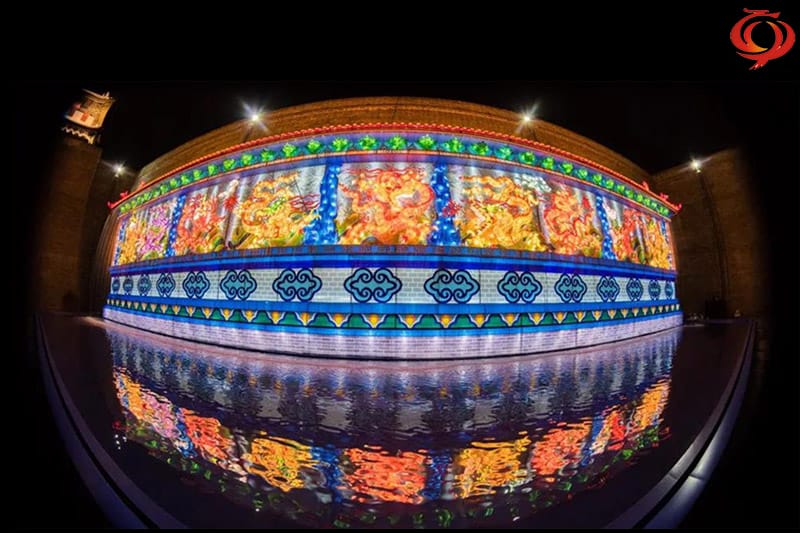 山西大同灯会花灯制作