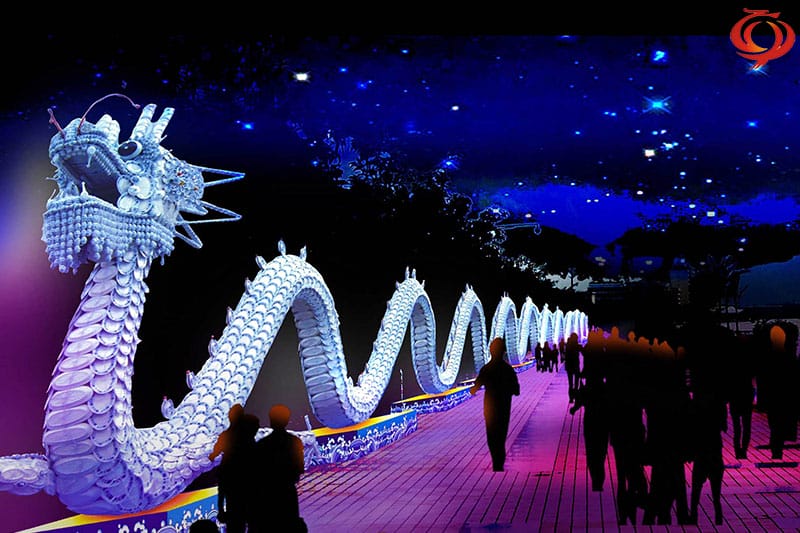 瓷器彩灯,瓷器花灯